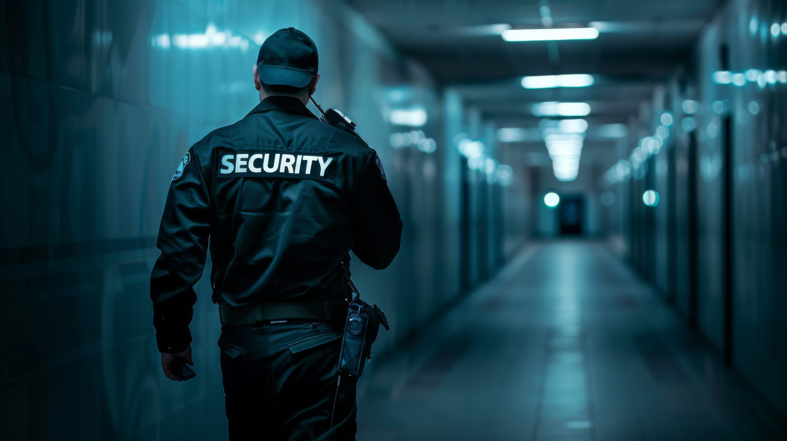 Security guard patrolling